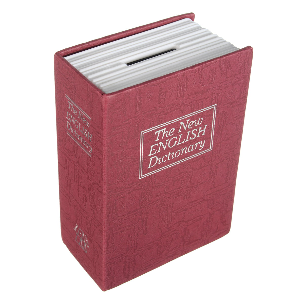 Locked Receiving Box Dictionary Hidden Book Safe Lock Secret Hidden Box A6Z5 